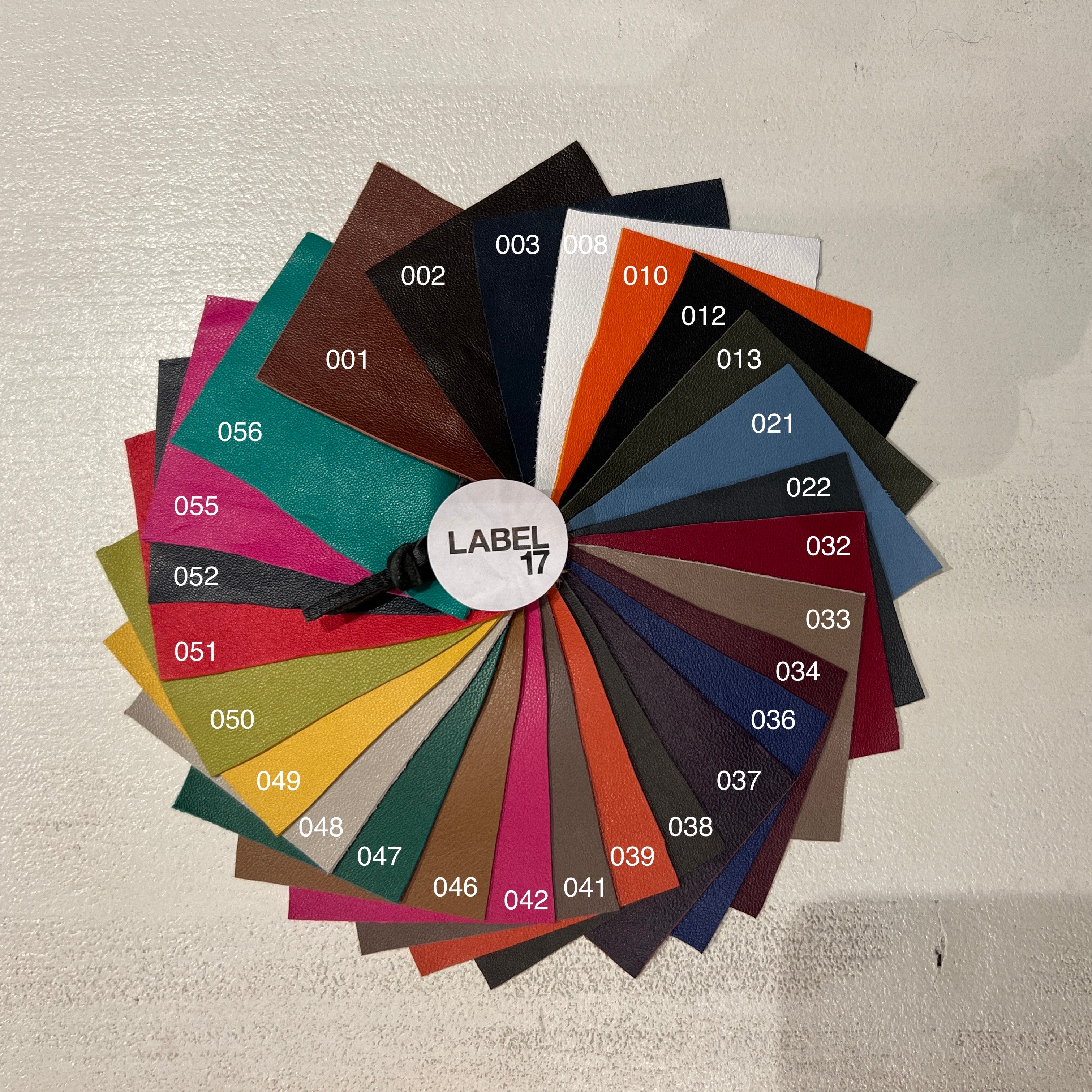 The Color range for the Nappa Leather Clothes by LABEL17 is huge and unique