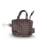 Bag Charm Signature Bag, Darkbrown by LABEL17, the small bag for the dog leash or car key.