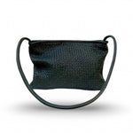 LABEL17 Clutch Bag New York, Pine, Highlight worked as one piece, hand-braided in Morocco, Swiss Design