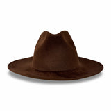 Reinhard Plank Hat Boncia - Brown, Lapin Velours, Size 57