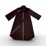 Long Wool Coat CASY in Darkbrown, handmade by LABEL17 in Morocco