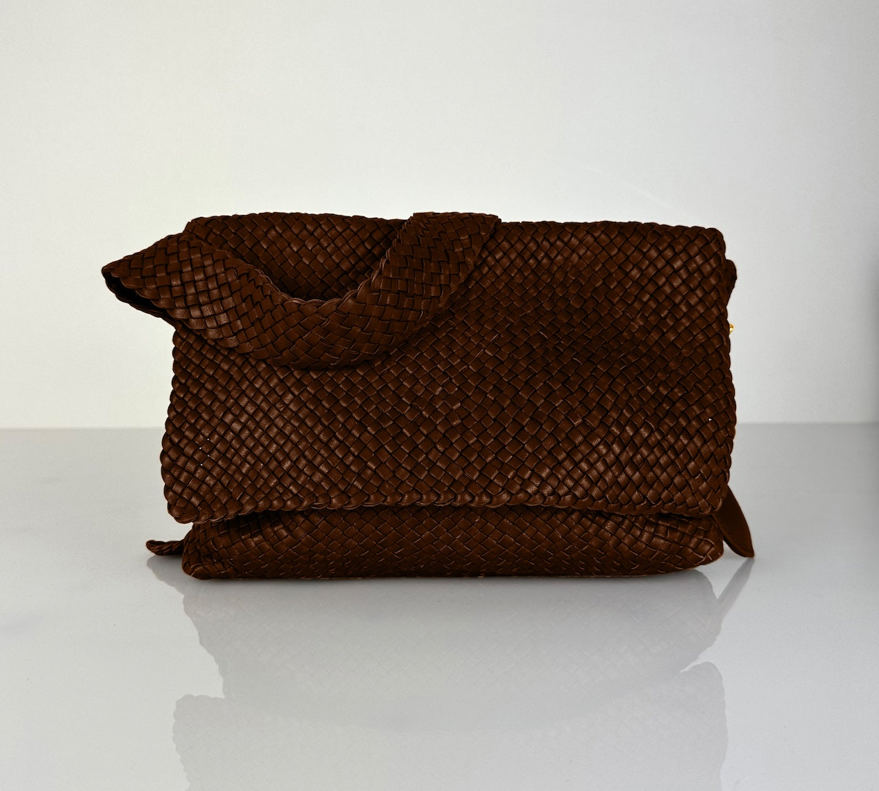 LABEL17's Shoulder Bag AMINA in Darkbrown, handmade in Morocco, designed in Switzerland