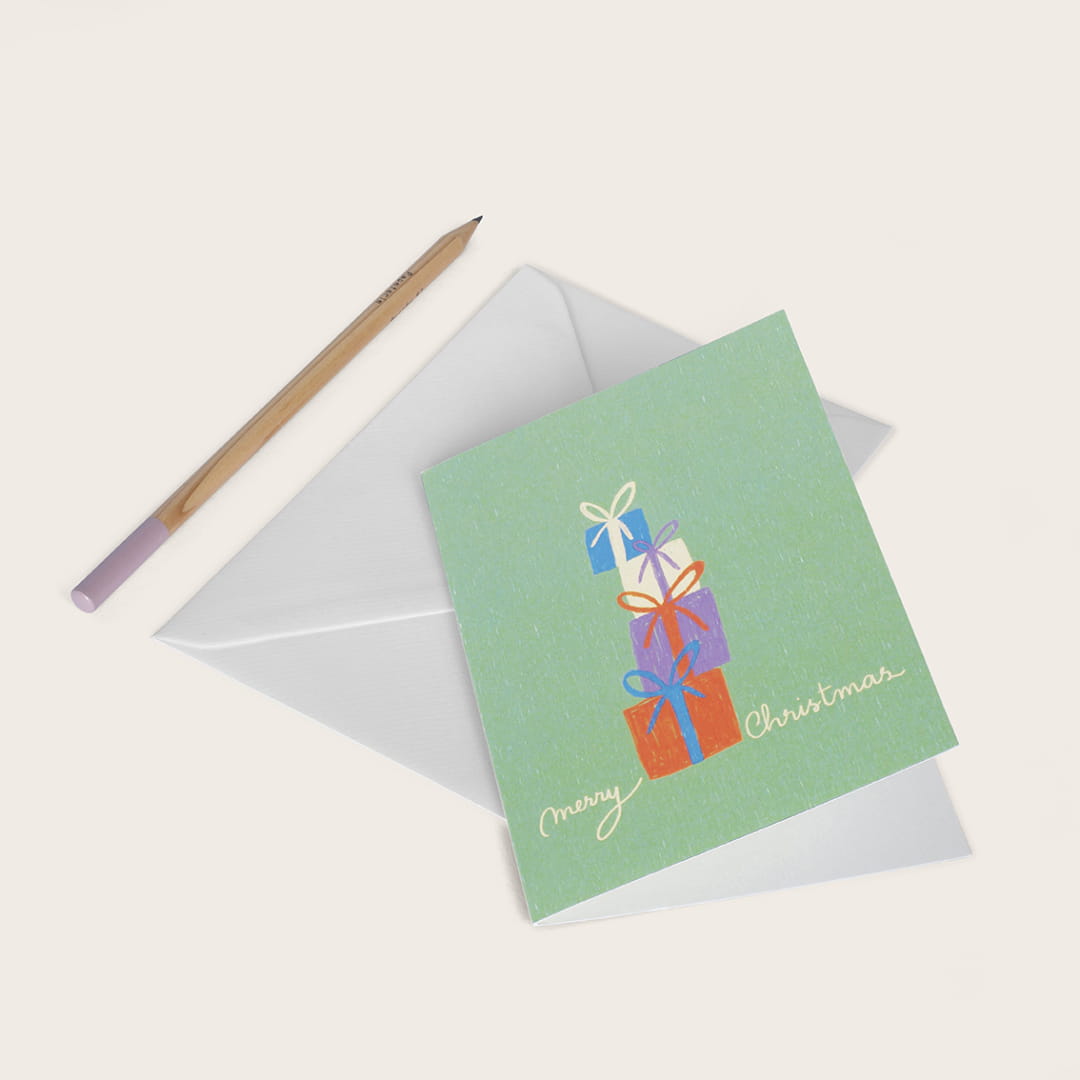 Christmas Gifts Card by Season Paper at LABEL17, produced in France