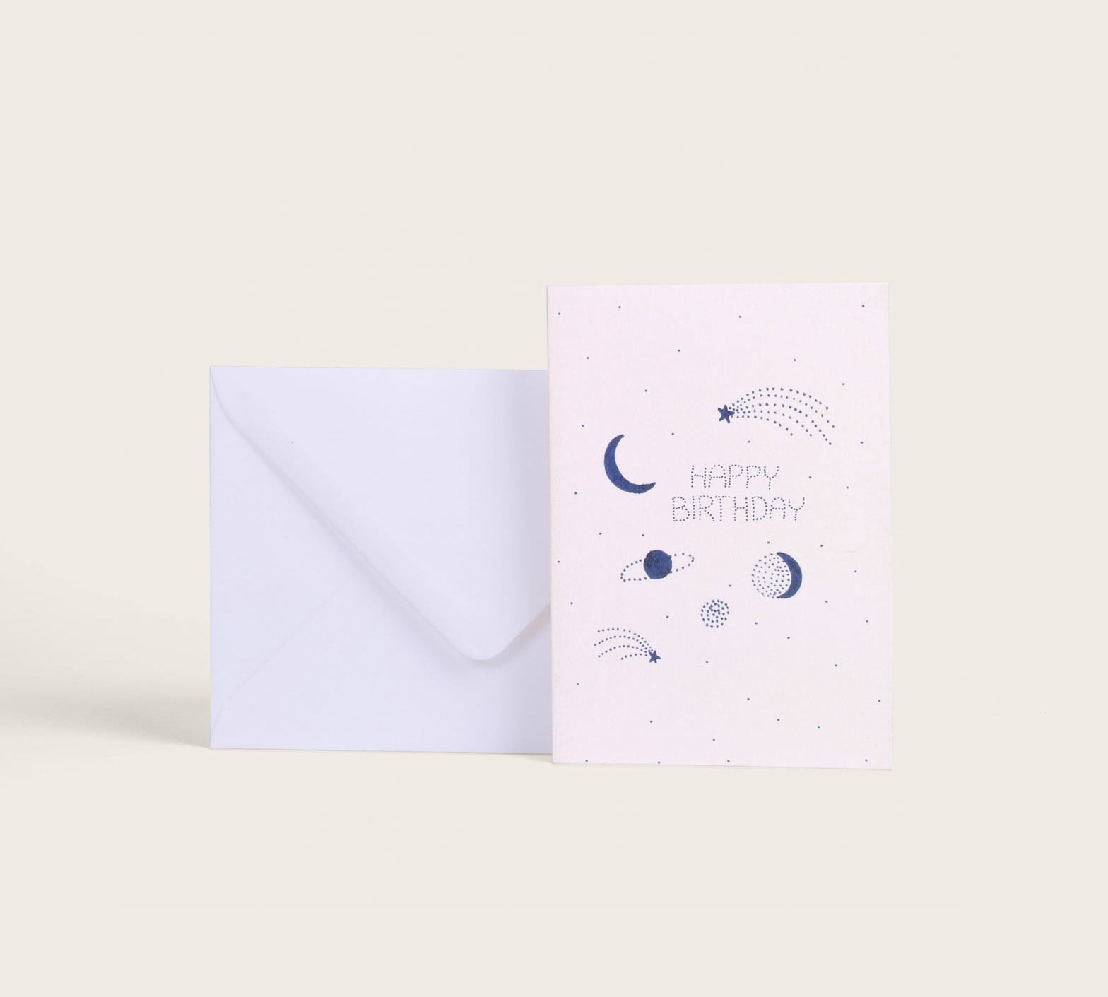 Happy Birthday Moon and Stars Card by Season Paper at LABEL17, produced in France