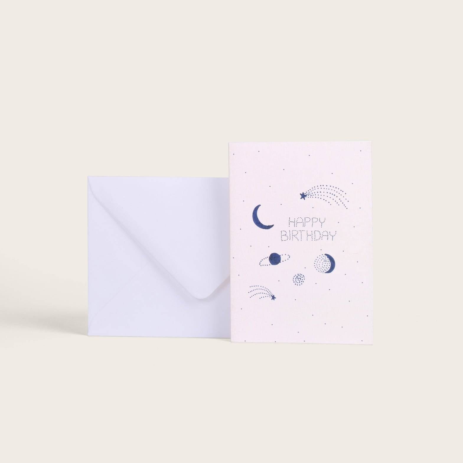 Happy Birthday Moon and Stars Card by Season Paper at LABEL17, produced in France