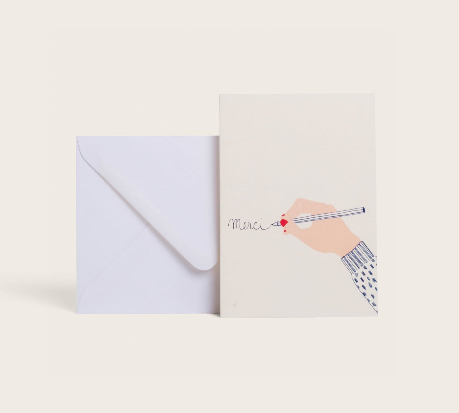 Merci Card by Season Paper at LABEL17, produced in France