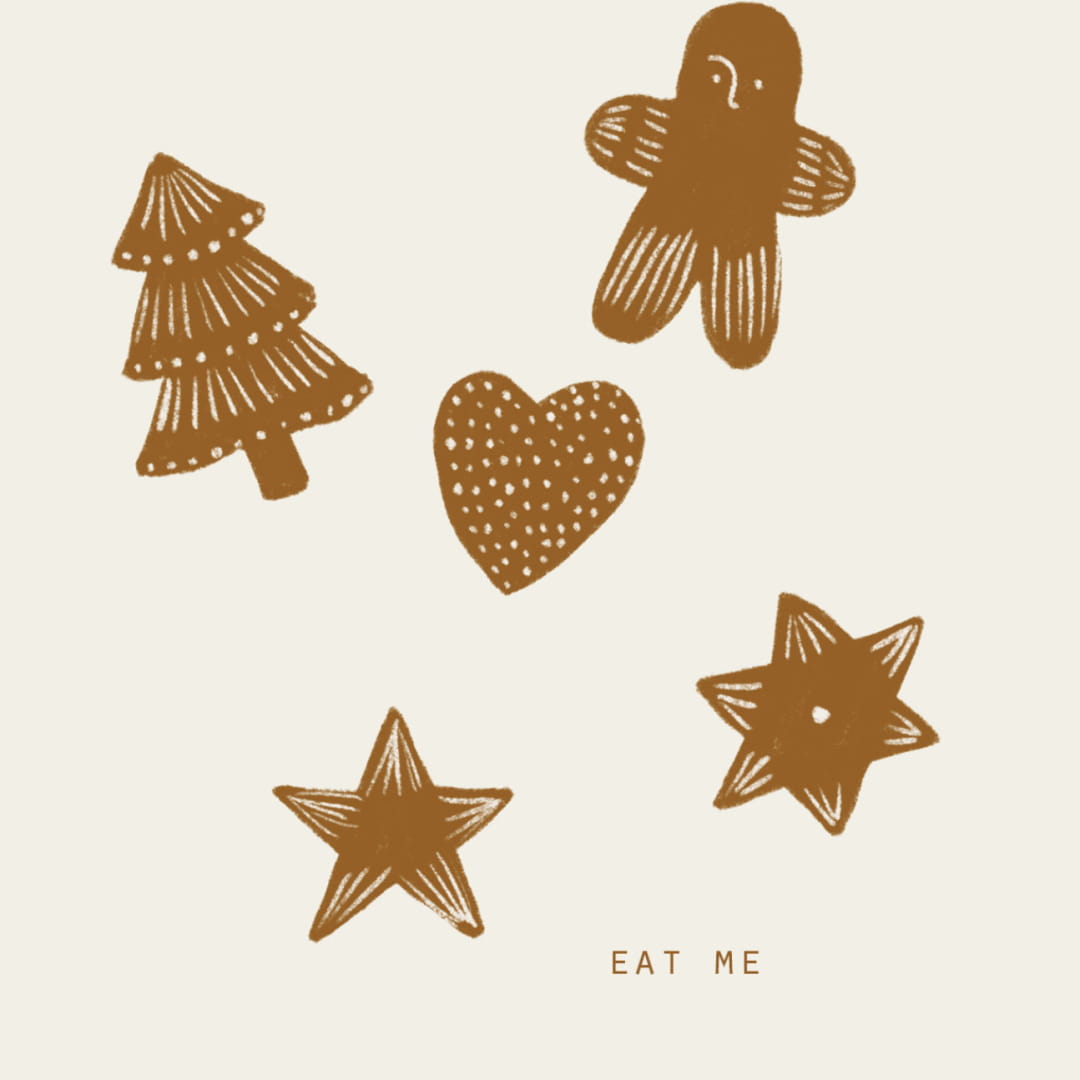 Eat Me Pain d'Epice Card by Season Paper at LABEL17, produced in France